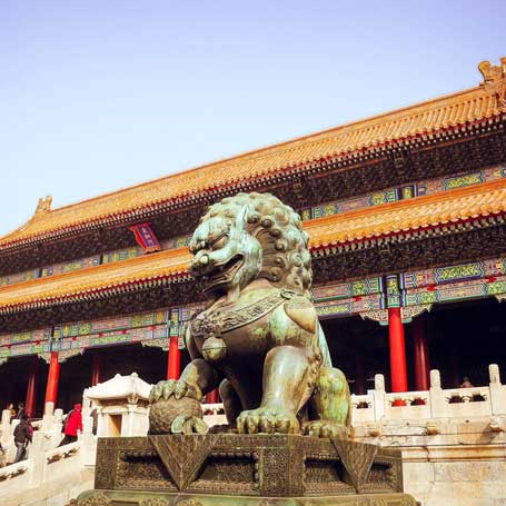 Voyage en Chine : Cité Interdite ou Palais Ancien à Pékin en Chine